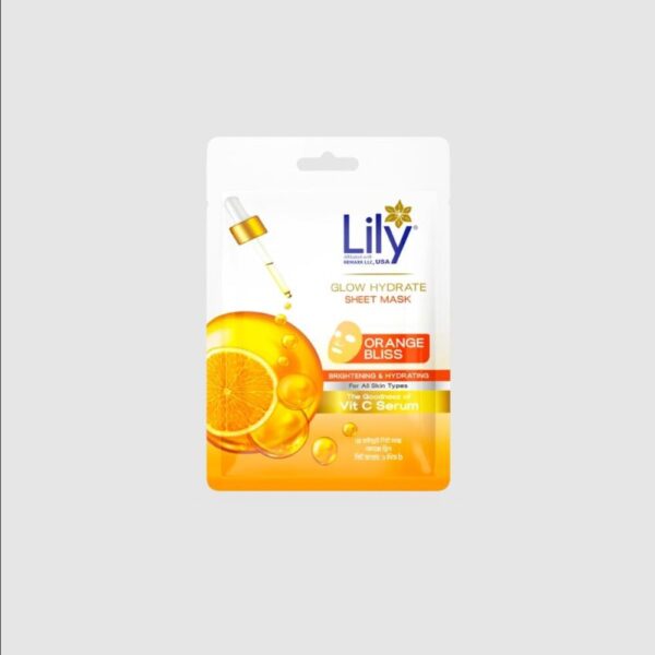 Lily Glow Hydrate Sheet Mask Orange Bliss 25ml