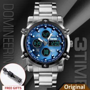 SKMEI 1389 Luxury Fashion Sport Waterproof Stainless Steel Watch