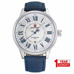 Naviforce NF 9126 Leather Analog Watch for Men