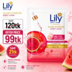 Lily Glow Hydrate Sheet Mask Melon Splash 25ml