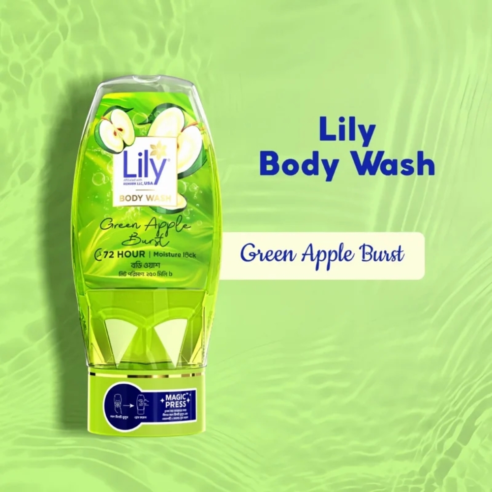 Lily Green Apple Burst Body Wash 250ml
