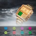 SKMEI 1584 Luxury Japan Digital Movement Watch for Men