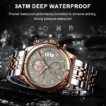 POEDAGAR 802 Luxury Men’s Chronograph Watch