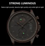 POEDAGAR 802 Luxury Men’s Chronograph Watch