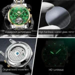 OLEVS 9910 Mechanical Wrist Watch Men