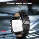 OLEVS 9914 Cassis Square Waterproof Quartz Watch