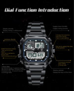 Poedagar 993 Dual Display Men’s Watch