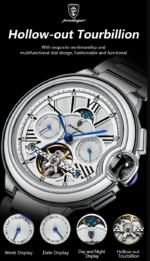 POEDAGAR 1413 Automatic Mechanical Men’s Watch