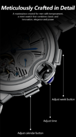 POEDAGAR 1413 Automatic Mechanical Men’s Watch