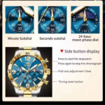 OLEVS 3678 Luxury Mens Sport Watch