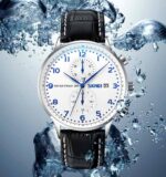 Skmei 9301 leather men quartz stainless steel back watch