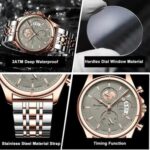 POEDAGAR 802 Luxury Men’s Chronograph Watch