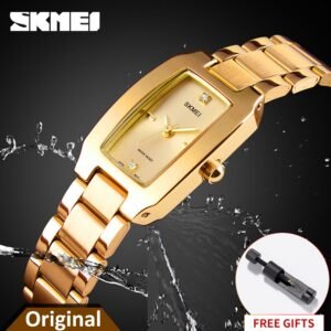 SKMEI 1400 Stainless Steel Analog Watch For Women