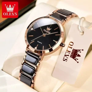 OLEVS Watch 5877 Ceramic Fashionable Business Watch