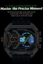 POEDAGAR E106 Quartz Sport Silicone Strap Watch for Men