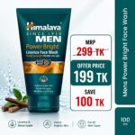 Himalaya Men Power Bright Licorice Face Wash 100ml