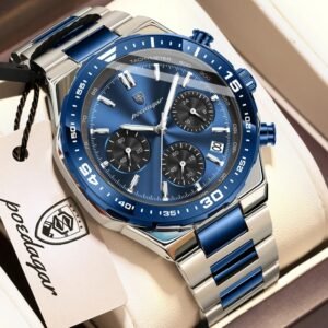 POEDAGAR 697 Luxury Fashion Chronograph Men’s Watch