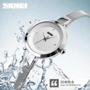 Skmei 1390 Stainless Steel Waterproof Quartz Watch