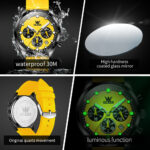 Olevs 5602 Casual Sport Chronograph Men's Watches
