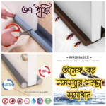 Door Bottom Sealing Strip - Gap Dust Stopper, Foam Draft Blocker, AC Air and Insect Protector