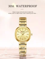CURREN 9109 Luxury Stainless Steel Waterproof Women's Watch
