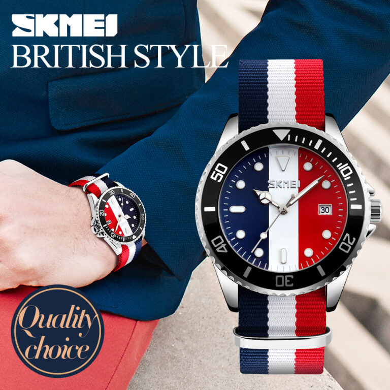 SKMEI 9133 Nylon straps casual quartz movement Men’s watch