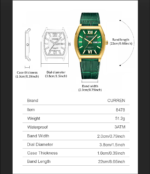 CURREN 8478 Men's Leather Straps Watch