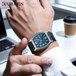 CURREN 8478 Men's Leather Straps Watch
