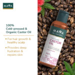 MAYA All Natural Cold-pressed Castor Oil -120 ml