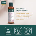 MAYA All Natural Cold-pressed Castor Oil -120 ml