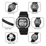 SKMEI 2522 Sport Digital Waterproof Date Electronic Watches Chrono Military Watch