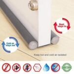 Door Bottom Sealing Strip - Gap Dust Stopper, Foam Draft Blocker, AC Air and Insect Protector
