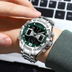 Poedagar 103 Men’s Dual Time Display Watch