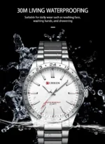 Curren 8452 Luxury Stainless Steel Men’s Watch