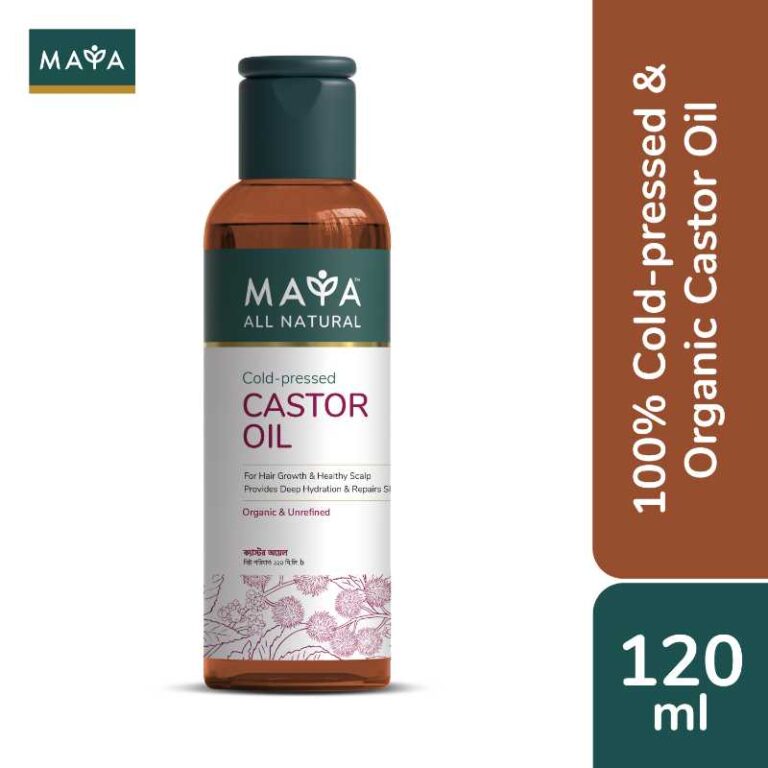 MAYA All Natural Cold-pressed Castor Oil -120 ml