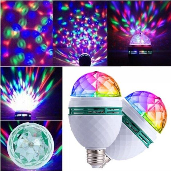 Decoration Disco DJ Party LED Light Bulb - Multicolor