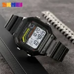 SKMEI 2307 Men Waterproof Sports Wristwatch Dual Time Male Digital Watch