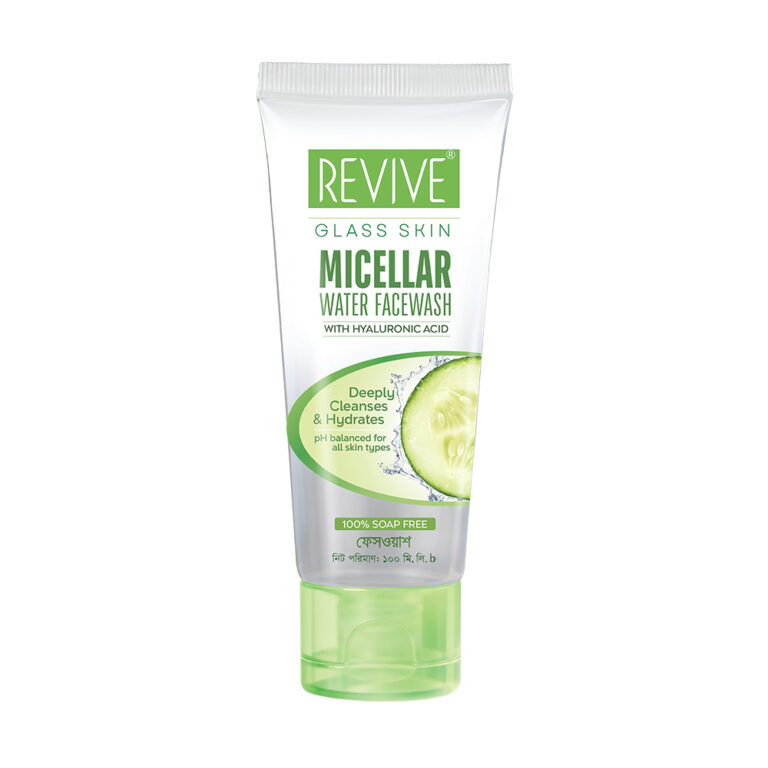 Revive Glass Skin Micellar Water Face Wash - 100 ml