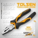 Tolsen Combination Pliers 8 Inch 200mm Industrial GRIPro Series - 10017