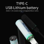 Beston 1.5V AA Lithium USB-C Rechargeable Battery 2200mWh 4PCS