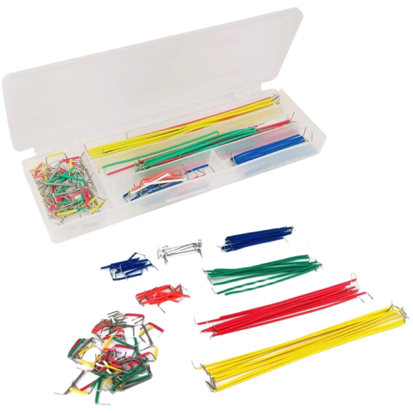 140Pcs Wire Set Breadboard Solderless U Shape 140Pcs Jumper Wire Cables With Transparent Box DIY Shield Arduino Raspberry Pi Electronics Engineering Projects