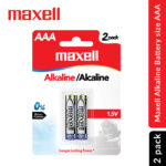 Maxell Alkaline 1.5V AAA Battery 2pcs