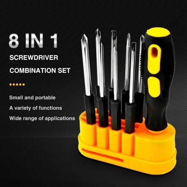 8 in 1 Multi Size Screwdriver for Multi Tasking