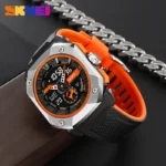 Skmei 2272 Silicon Strap Sports Analog Digital Men's Watch