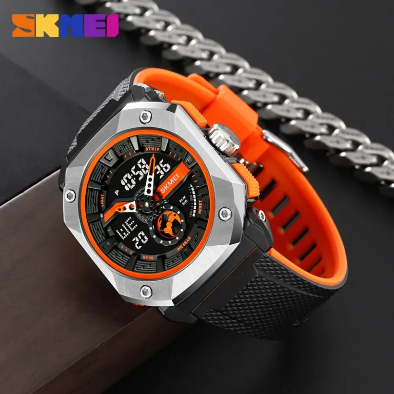 Skmei 2272 Silicon Strap Sports Analog Digital Men's Watch