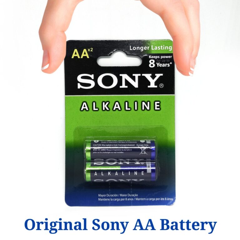 SONY AA 1.5V Long Lasting Alkaline Battery - 2 Pcs Pack (Non Rechargeable)