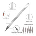 Cutter With 6 Blades Body (Aluminium Body)-Anti cutter- Scissors & Cutters
