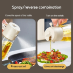2 in1 Oil Sprayer and Oil Dispenser Bottle 400ml