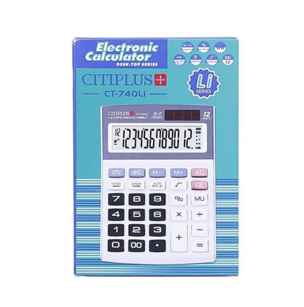 Citiplus Electronic Calculator CT-740LI