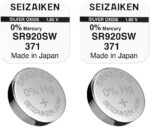 SEIZAIKEN SR920SW / 371 1.55V High Quality Silver Oxide Button Cell Watch Battery 5Pcs